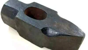 Martello in ferro pesante fabbro strumento da collezione oggetto nuovo - Foto 1 di 2