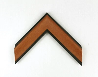 1 7/8" Readymade Wood Picture Frame (Orange w/ Square Beaded Accent) - Image 1 of 4