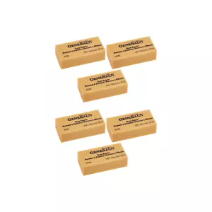 General Pencil Artist Gum Eraser 1 Pack 136EBP (6-Pack) - Picture 1 of 1