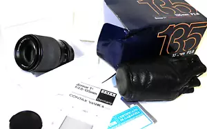 New MINT+++ BOXED Contax Carl Zeiss Sonnar T* 135mm f:2.8 Contax/Yashica mount - Bild 1 von 5