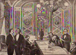 1877 Harper's Weekly U.S. Grant's Last Cabinet Meeting - Picture 1 of 1