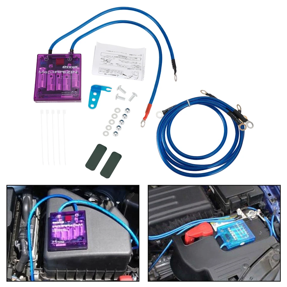 Universal PIVOT MEGA RAIZIN Fuel Saver Voltage Stabilizer Regulator Grounding T9 - Image 1 of 4