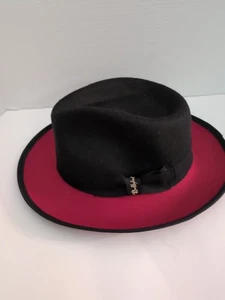 Bauchhut Marke Fedora rot & schwarz - Bild 1 von 5