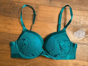 Victoria’s Secret 34B sehr sexy Push-up BH royalgrün - Bild 1 von 6