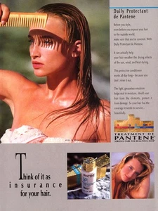 1991 Pantene Lisa Fallon beautiful hair shampoo 1-page MAGAZINE AD - Picture 1 of 1