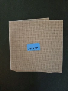 Premium Quality Embroidery Cross Stitch Aida 18 ct Size 14" x 18" NEW - Picture 1 of 2