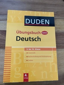 Duden Übungs buch Deutsch Grammatik Rechtschreibung Zeichensetzung 5 -10 klasse - Bild 1 von 6