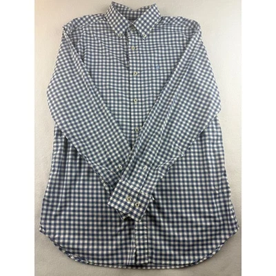 Southern Tide Gingham Check Button Down Performance Shirt - Mens - Image 1 of 4