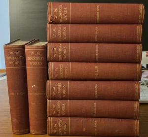 Konvolut "W. M. Thackerays Werke" 9 Bände, Hardcover - Bild 1 von 7