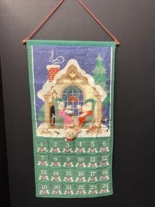 Vintage Avon Advent Calendar Hanging with Mouse Countdown to Christmas *READ* - Picture 1 of 13