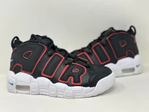 DJ4610 001 Nike Air More Uptempo Retro Pippen Black LT Blue Fury Fusion Sz 7Y GS - Picture 1 of 7