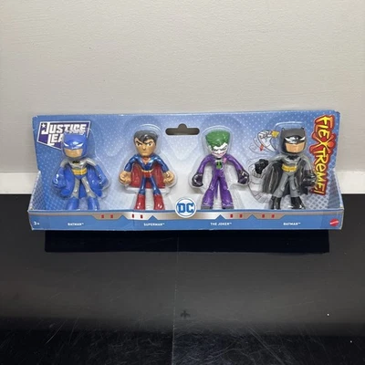 Liga de la Justicia Flextreme Batman Joker Superman DC Comics Paquete Flexible 4 Figuras Foto 1 de 4