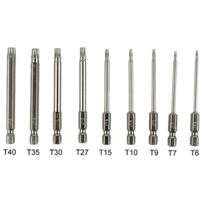 1/4in Hollow-Torx Screwdriver Bit Hex Shank-T40 Tools For Exact Screw-Unscr - Picture 1 of 113