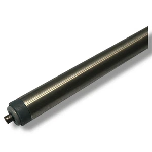 20 mm x 700 mm Wellenleitung Edelstahl Industrie Förderband Rolle federbelastet - Bild 1 von 2