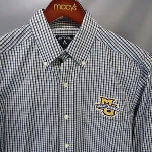 Camisa Marquette University Golden Eagles abotonada a cuadros para hombre talla pequeña - Imagen 1 de 6
