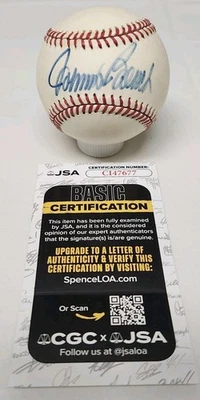 Johnny Bench Signed Rawlings Official National League Baseball JSA COA REDS A9 - Image 1 of 3