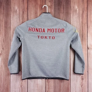 *READ* Vintage Culture Mens Large Honda Motor Tokyo Full Zip Jacket Gray - Picture 1 of 15