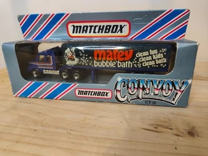 Vintage Matchbox Convoy CY-16 Scania Box Truck MATEY BUBBLE BATH VINTAGE - Picture 1 of 6