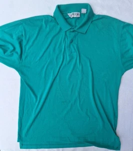 Vintage LEVI'S Shirts Green Polo Short Sleeve T-shirt Mens Size L - Picture 1 of 9