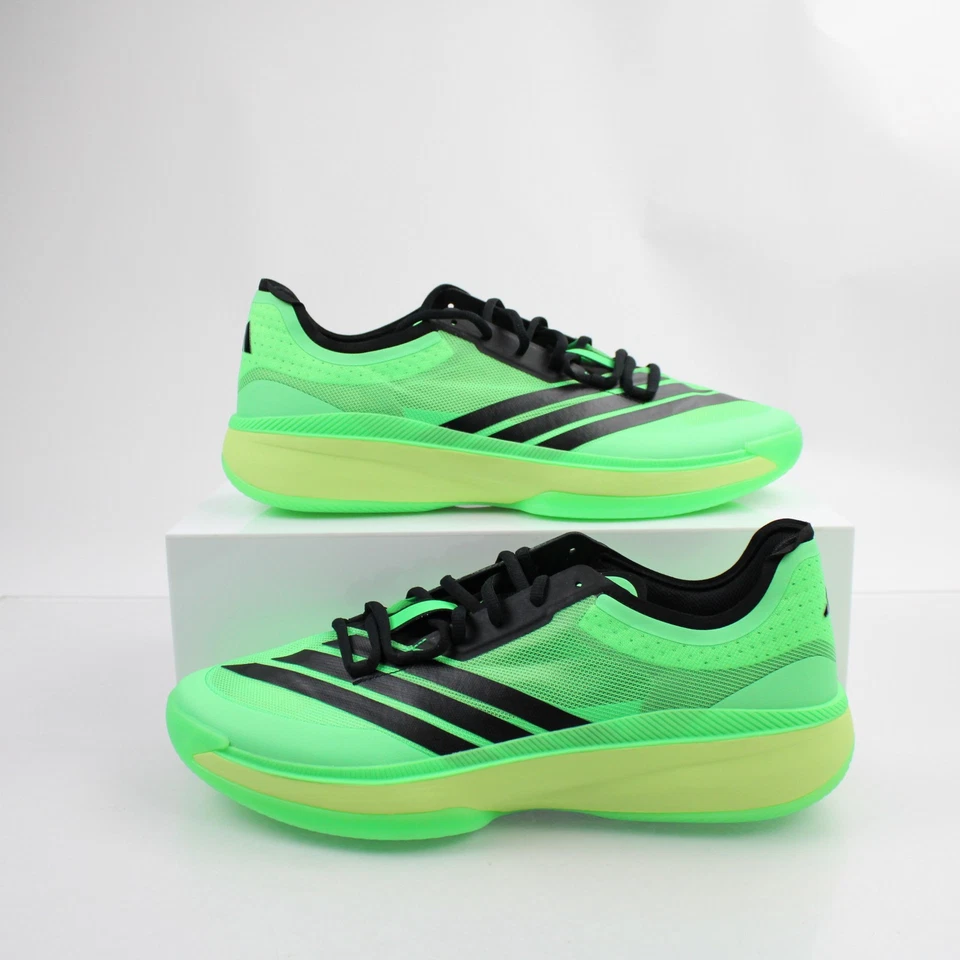 adidas adizero Basketball Shoe Men's Neon Green/Black New without Box - Image 1 of 1