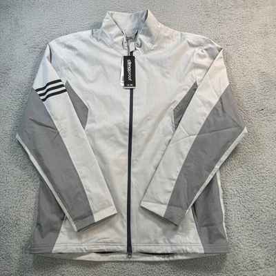 Adidas Golf Climaproof Jacket Mens Size L Lightweight Water Resistant Outerwear - Image 1 of 4