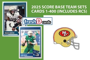 2025 SCORE NFL San Francisco 49ers Team Set Brock Purdy CMAC George Kittle - Foto 1 di 4