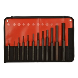 Mayhew 12pc Pin Punch Set 62078 1/16" to 1/2" Black Oxide Finish Made in USA - Picture 1 of 2