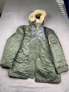 Vintage Military N-3B Parka Coat Jacket Mens Large Insulated Rubin & Sons - Picture 1 of 13