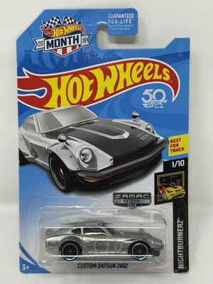 Hot Wheels 2018 50 aniversario ZAMAC 014 personalizado Datsun 240Z exclusivo de Walmart Foto 1 de 2