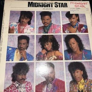 Vintage Midnight Star "Headlines" Vinyl Album (1986) VG+, 60454-1 - Foto 1 di 4