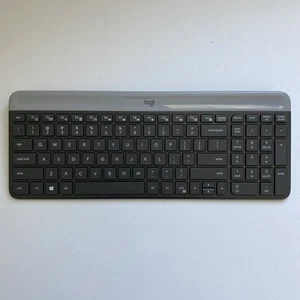 Logitech - K470 Full-size Black Wireless Scissor Keyboard - NO USB  RECEIVER - Picture 1 of 3
