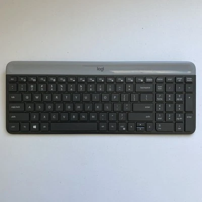 Logitech - K470 Full-size Black Wireless Scissor Keyboard - NO USB  RECEIVER - Image 1 of 3