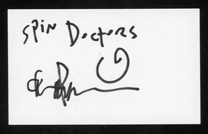 Chris Barron Lead Singer of The Spin Doctor's Signed 3x5 Index Card E28264 - Picture 1 of 1