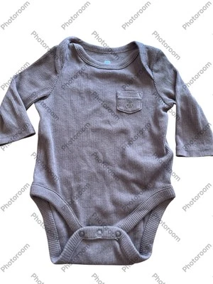 Body acanalado Baby Gap First Favorites nuevo sin etiquetas marrón 100 % algodón orgánico-0-3Mos Foto 1 de 4