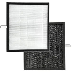 Lot de 2 Filtre Purificateur d'Air KJ217 Compatible avec Purificateur d'Air MOOKA H13 HPA... - Photo 1/6