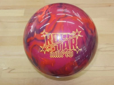 NIB 14# Roto Grip Rock Star Amped Bowling Ball- 14.0/3.5-4" Pin/3.53oz TW - Image 1 of 4