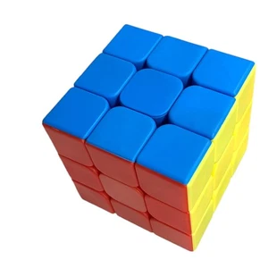 Speed Cube Stickerless 3x3 for Kids & Adults Smooth Magic Cube Puzzle Game Twist - Picture 1 of 4