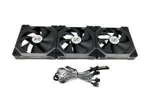 Lian Li UNI Fan SL120 V2 RGB Black 3x 120mm Fan Pack - VG READ - Afbeelding 1 van 6