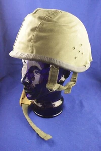 French Military Paratrooper Helmet with cover. - Picture 1 of 4