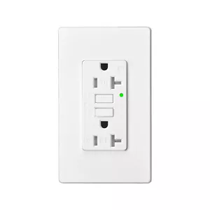 20A Amp GFCI Tamper Resistant Safety Outlet - ETL Listed TR WR Self-Test w/ LED - Picture 1 of 12