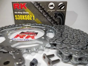 Kit de cadena y piñones Suzuki GSXR1000 RK 530 XSOZ1 16/43 FABRICANTE DE EQUIPOS ORIGINALES anillo X - Imagen 1 de 7