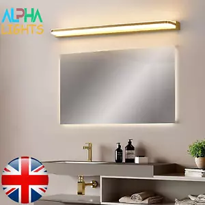 9W LED Spiegelleuchte - warmweiß, IP44, Frontbeleuchtung, weißer Sockel, Bad - Bild 1 von 5