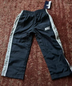 Nike Boy's Pants 2T Active Wear NEW Navy & White Stripe - Picture 1 of 3