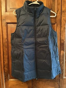 JJILL Down Puffer Vest DARK TEAL Size Small Petite NWT - Picture 1 of 9