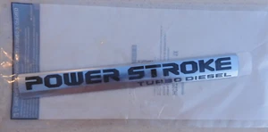 Nueva placa de identificación emblema original Ford HC3Z-9942528–F 'Power Stroke Turbo Diesel' - Imagen 1 de 2