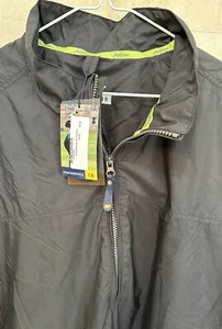 Jack Nicklaus Performance 18 Herren Schwarz Wind/Regen Hemd Kurzarm XXL Neu mit Etikett - Bild 1 von 6