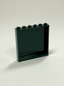 Lego Grande 1x6x5 Panel Verde Oscuro Pared - Imagen 1 de 1