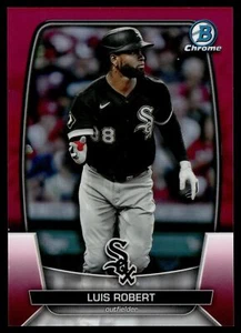 2023 Bowman Chrome LUIS ROBERT FUCHSIA REFRACTOR 227/299 WHITE SOX #76 - Picture 1 of 2