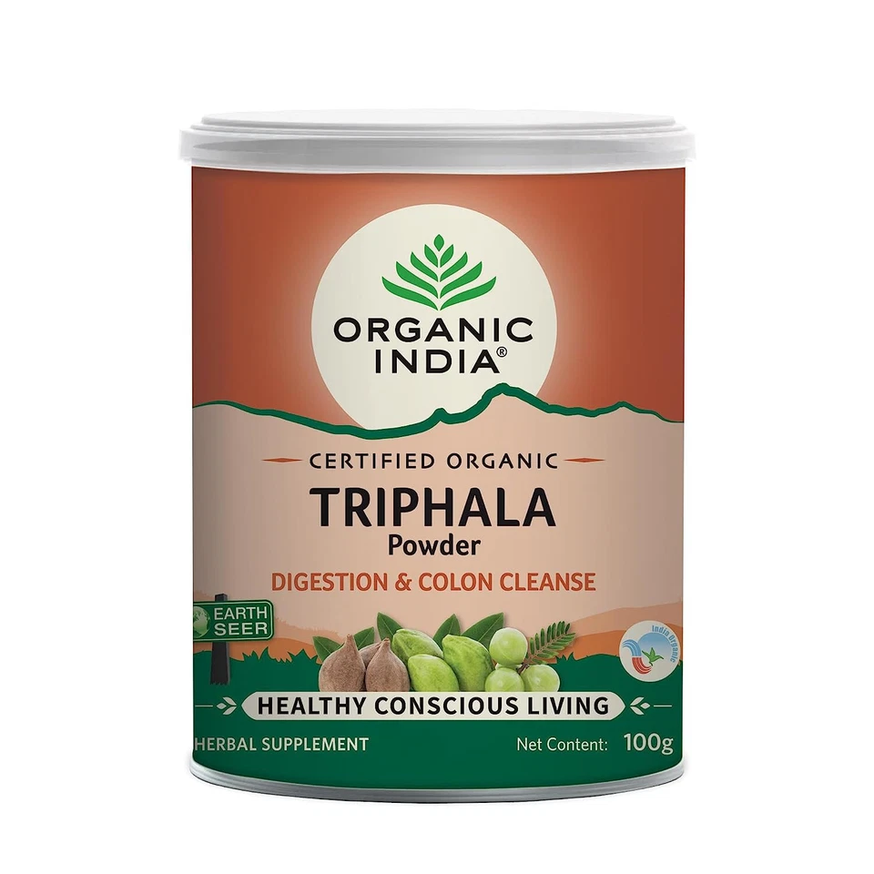 Organic India Triphala Powder Herbal EDH 100gm