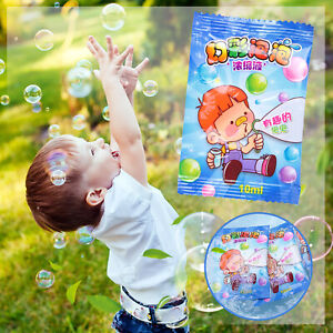 Toy Supplies Solution Water 10ml Bubble Refill Bubble Blower Juice Soap Bubble